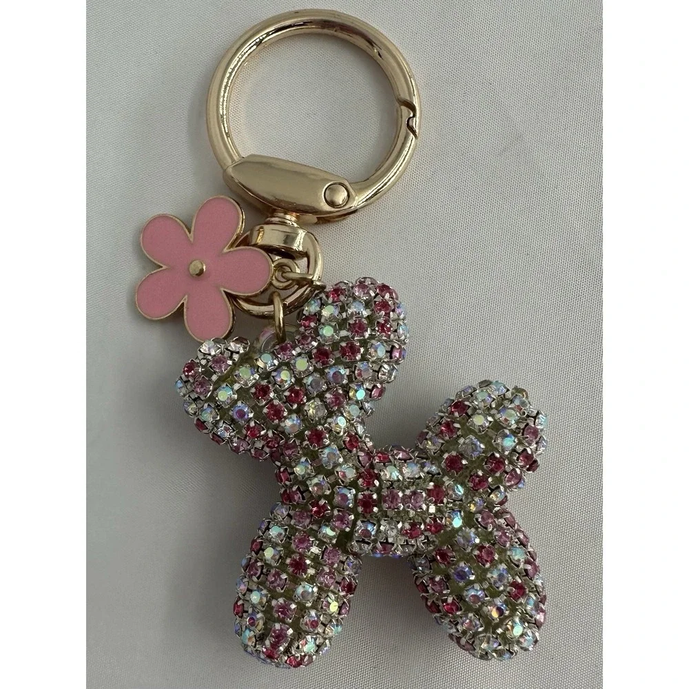 Cute Keychains, Balloon Dog Bag Charms for Women, Purse Charms, Pearl Keychain W